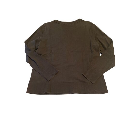 COS Black Crewneck Cotton Sweater Medium Minimalist Career Professional - Picture 5 of 5